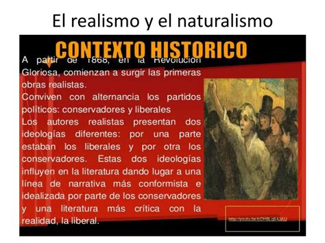 contexto historico del realismo y naturalismo