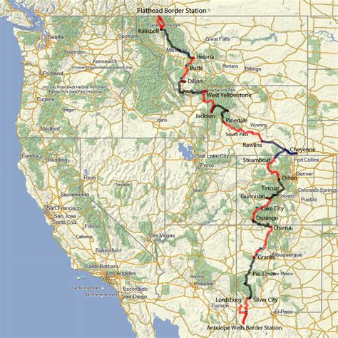 continental divide bike trail