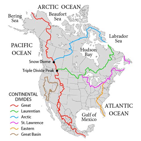 continental divide in america