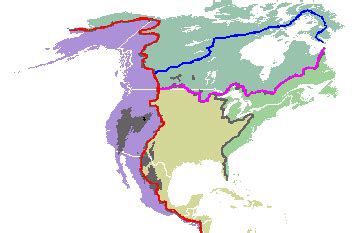 continental divide north america map