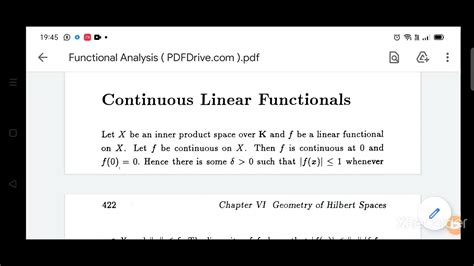 Continuous Linear Functional Definition