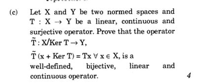 Continuous Linear Surjective Operator