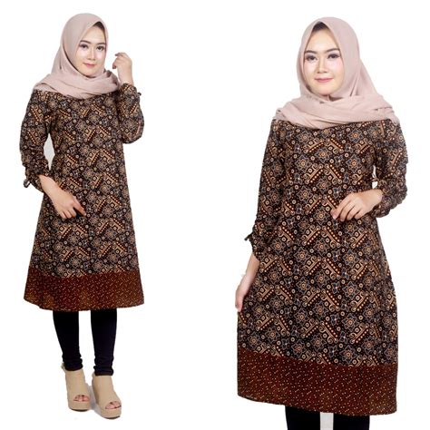 15 Rekomendasi Tunik Batik Modern Di Bawah Rp300 Ribu Untuk Hijabers  (Updated) | Bukareview