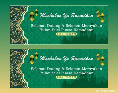 Contoh Banner Menyambut Ramadhan Downlllll