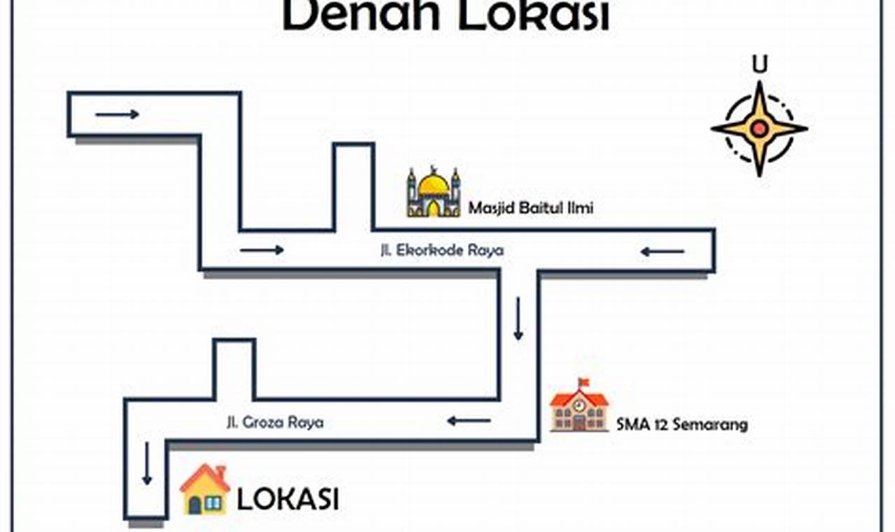 contoh denah lokasi