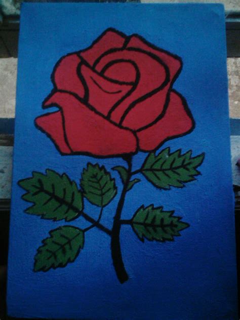 Aneka Contoh Sketsa Bunga Mawar Spesial Lukisan