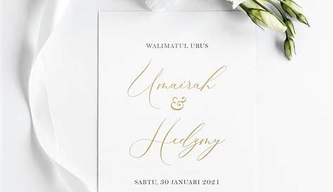 Floral Wedding Card kad kahwin, kad kahwin online, design kad kahwin