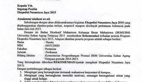 Contoh Surat Pemecatan Anggota Organisasi - IMAGESEE