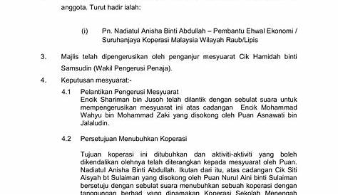 Minit Mesyuarat Agung 2017 Pengakap