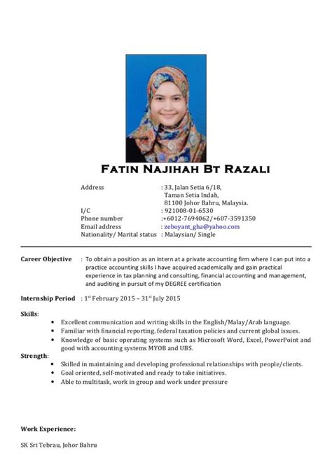 Contoh Resume Simple Bahasa Melayu