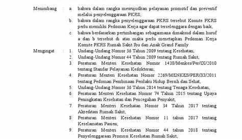 Contoh Pedoman Pelayanan Kamar Bersalin PKMBR | PDF