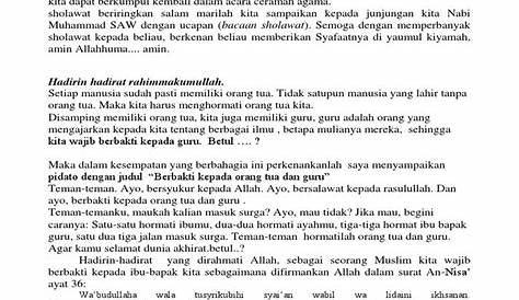 Pidato Bahasa Jawa Tentang Menghormati Guru – VIRALTERATAS.COM