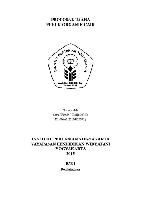 Contoh Proposal Penelitian Kuantitatif PDF