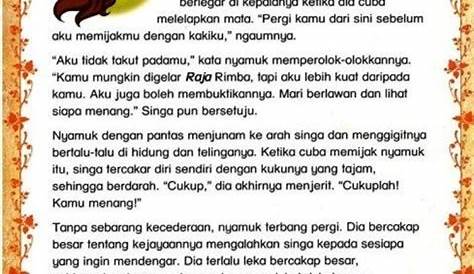 Sinopsis Pendek Buku Cerita Bahasa Melayu - Bahasa Melayu Tahun Satu