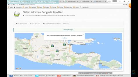 Contoh Sistem Informasi Geografis Berbasis Web