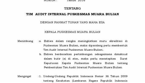 96+ Contoh Surat Undangan Audit Internal Terbaru