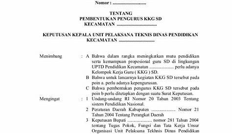 (PDF) Contoh Format SK KKG - DOKUMEN.TIPS