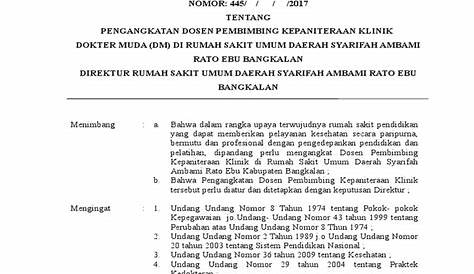 Contoh Sk Dosen Tetep Dan Tidak Tetap Pdf : Contoh Sk Pengangkatan