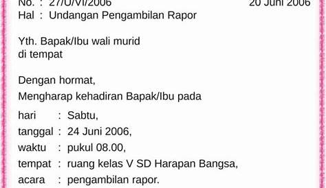 Perbedaan Surat Dinas Dan Pribadi | Contoh Suratku