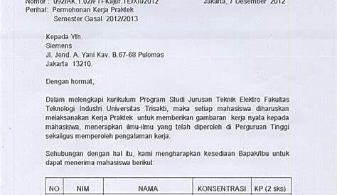 Contoh Surat Balasan Pkl - Homecare24