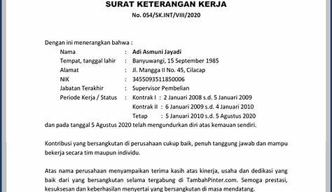 20+ Contoh Surat Pernyataan Kerja yang Baik dan Benar [LENGKAP]