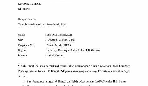 Contoh Surat Pindah Kontrol Behel