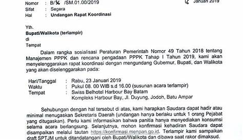 Musyawarah Contoh Surat Undangan Rapat Rt Untuk Warga - contoh-surat