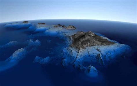 contoh gunung api bawah laut