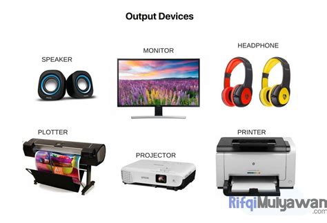 contoh hardware output pada komputer