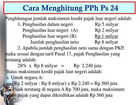 contoh kasus pph pasal 24