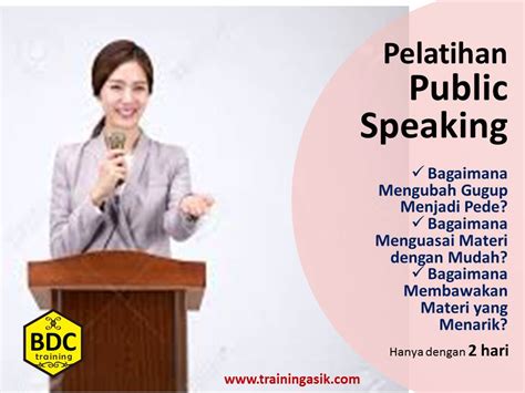 contoh materi public speaking untuk pemula