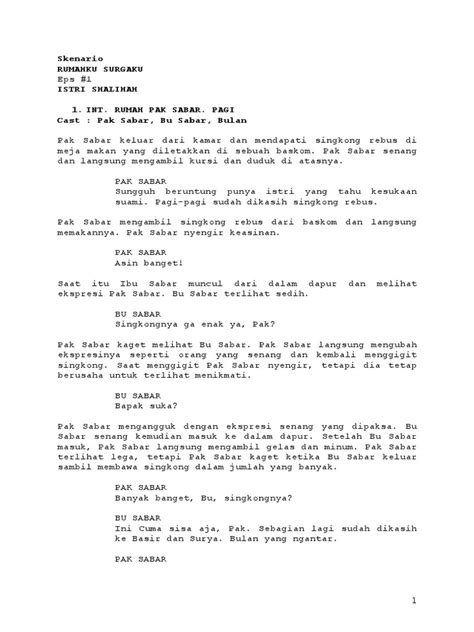 contoh naskah film pendek pdf