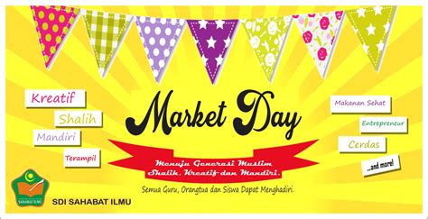 contoh poster market day