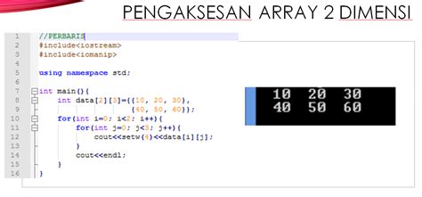 Contoh Program Array 2 Dimensi Java Jejak Belajar