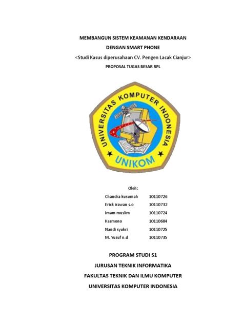 contoh proposal rekayasa perangkat lunak