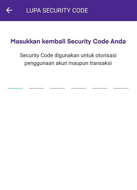 Contoh Security Code OVO