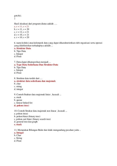 24++ Contoh Soal Algoritma Struktur Data Kumpulan Contoh