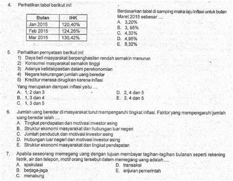 Contoh Soal PAT Ekonomi Kelas 11 Semester 2