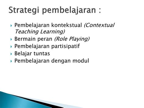 PPT STRATEGI PEMBELAJARAN PowerPoint Presentation, free download ID