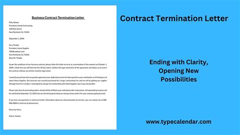 Contract Termination