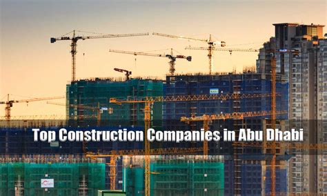 contracting companies in abu dhabi uae