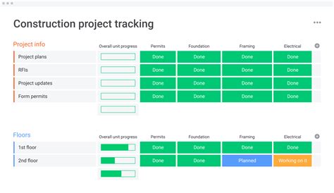 contracting project tracking software