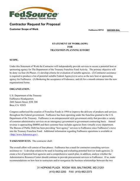 Contractor Proposal Template Pdf charlotte clergy coalition