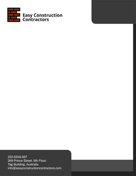 3+ Painting Contractor Letterhead template free psd Mous Syusa