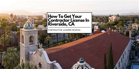 contractors license school riverside