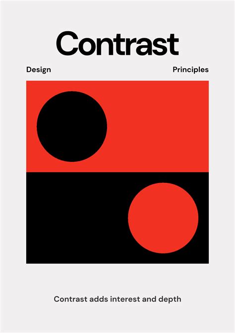 Contrast In Principles Of Design