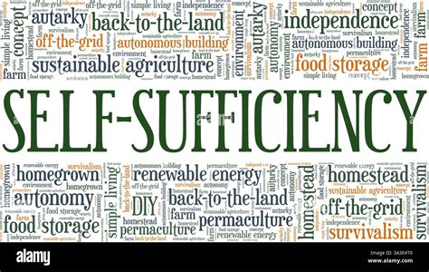 contrive for self - sufficiency