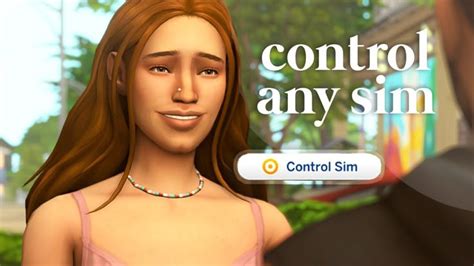 control any sims sims 4