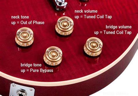 Control Knobs On Gibson Les Paul