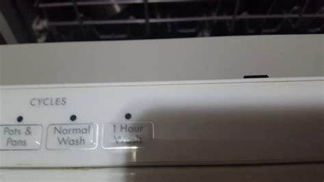 Control Lock Kenmore Dishwasher